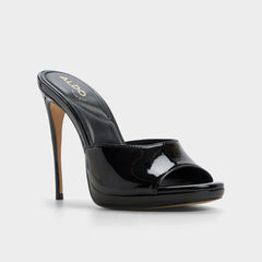 Aldo | Rivieraa in Black - Heeled mule, Platform