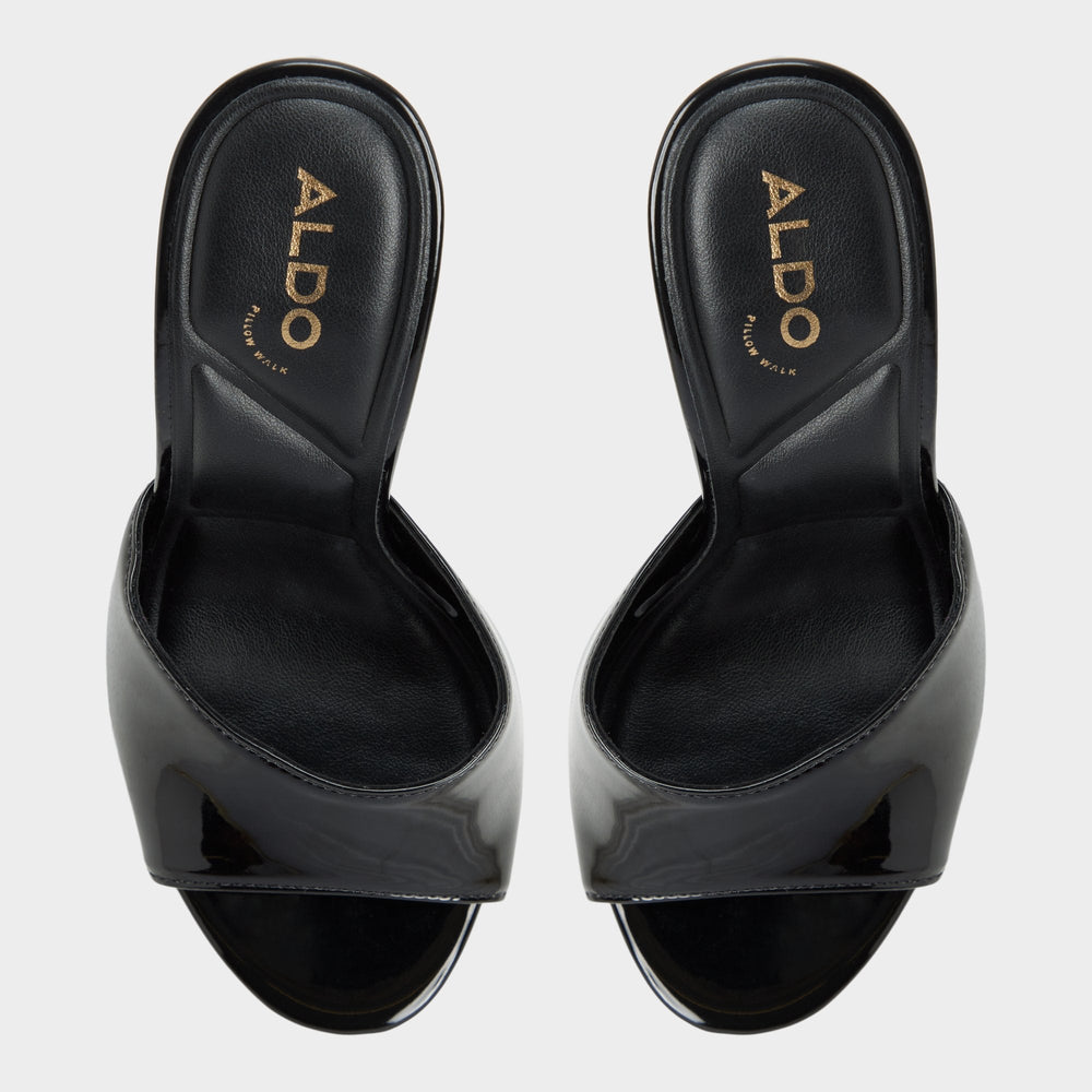 Aldo | Rivieraa in Black - Heeled mule, Platform