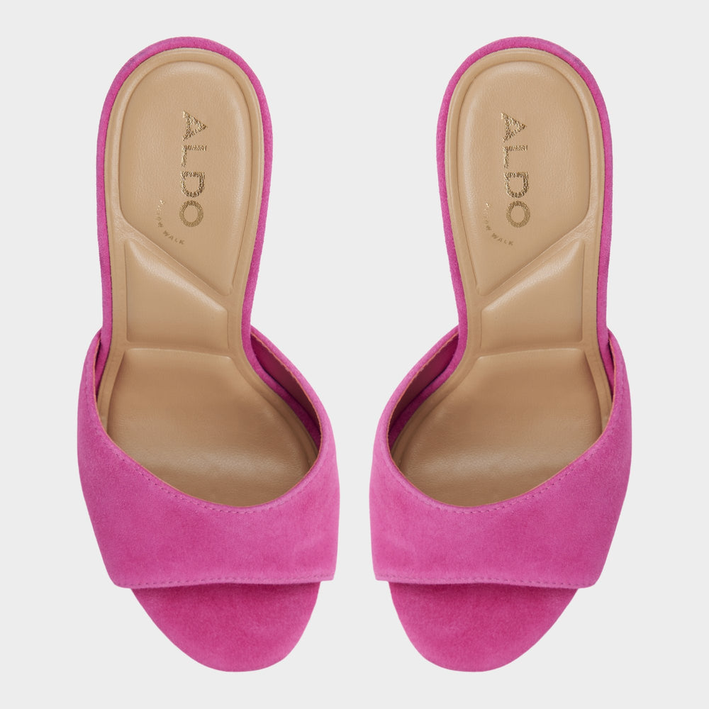 Aldo | Rivieraa in Dark Pink - Heeled mule, Platform