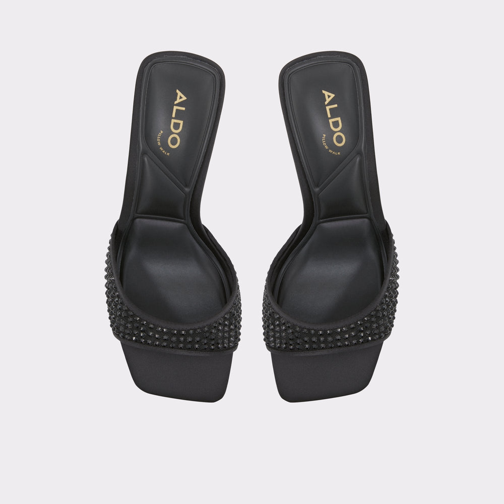 Aldo | Agatha in Black 13658267 - Heeled mule