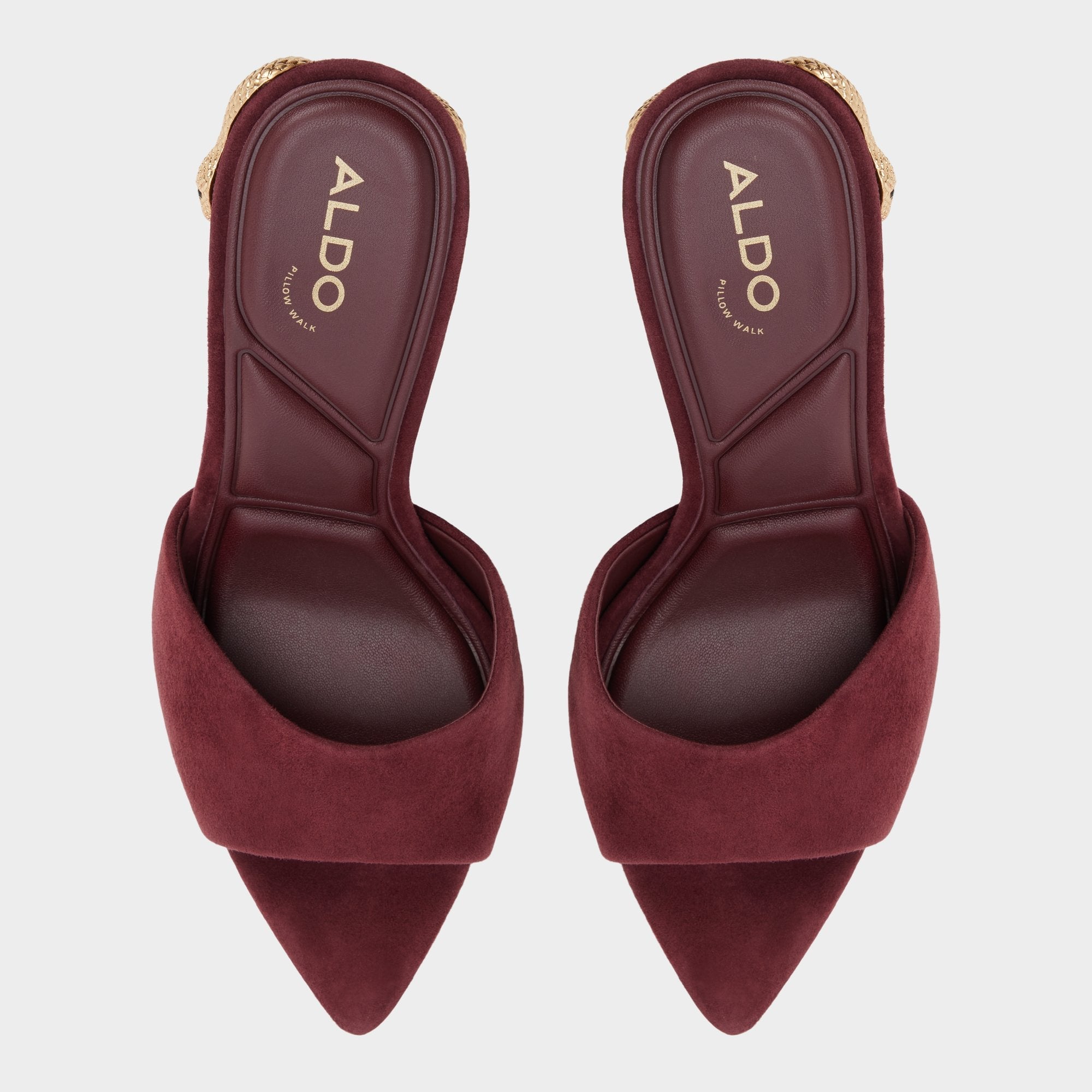 Aldo | Seashella in Bordo - Heeled mule