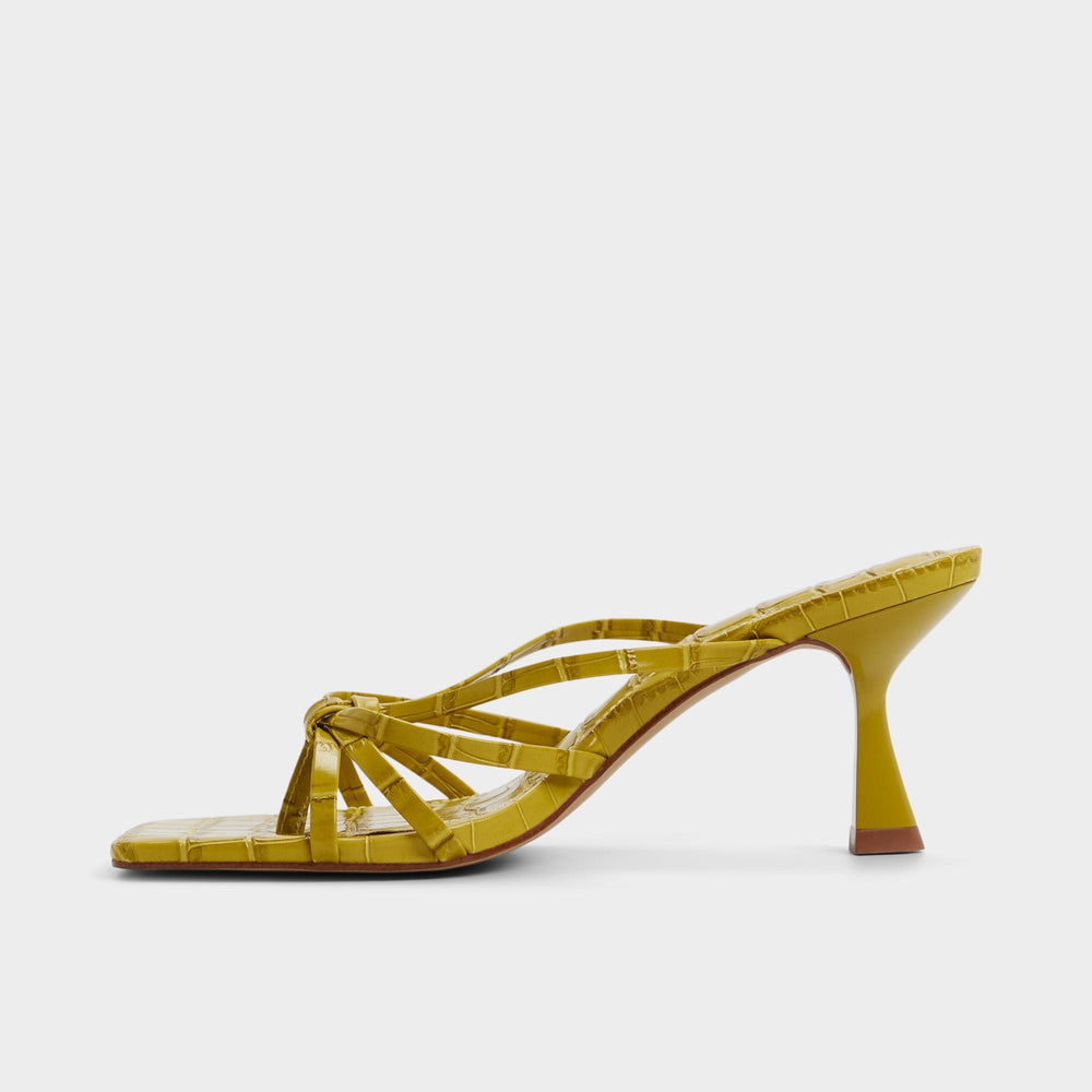 Aldo | Lumera in Other Yellow - Heeled mule, Stiletto heel