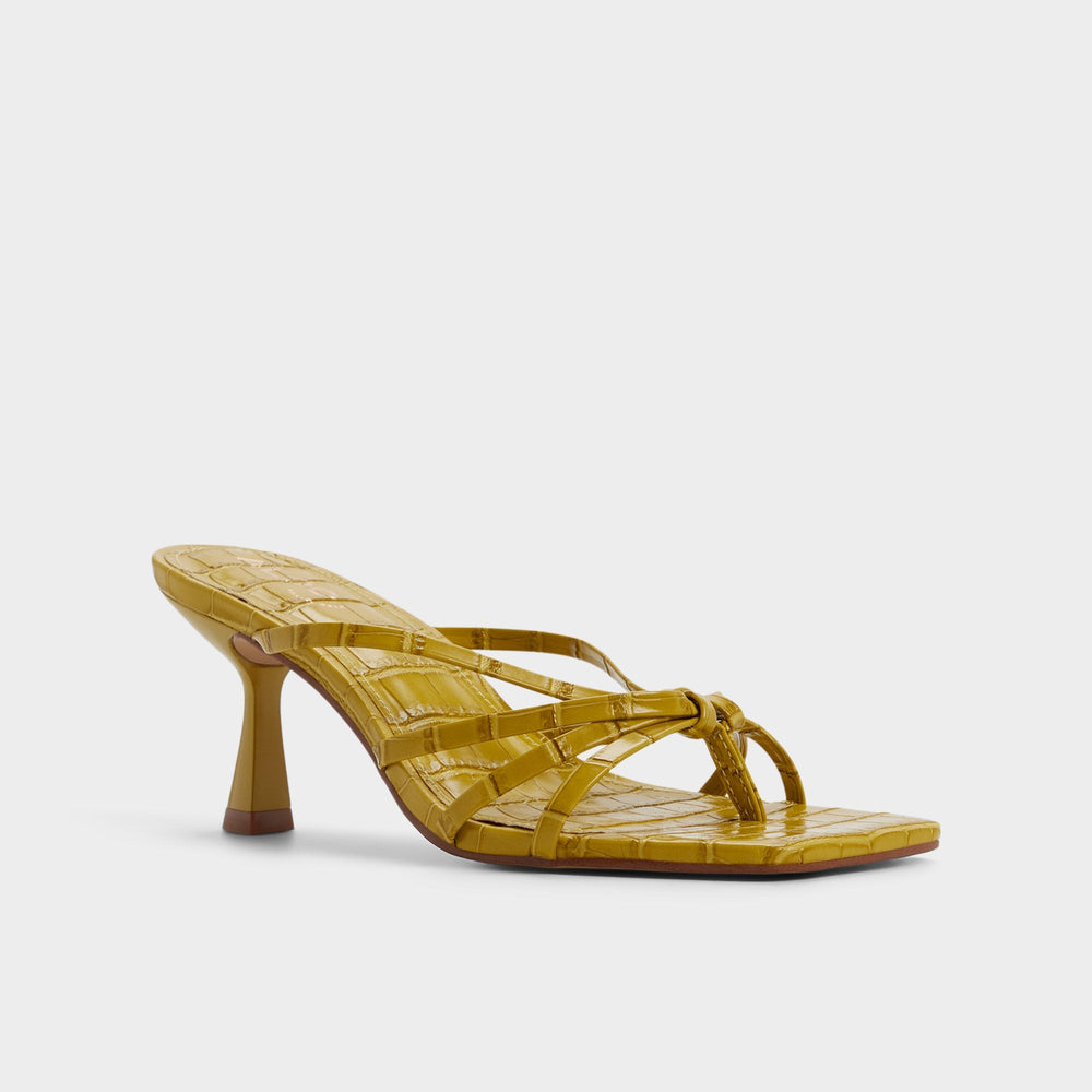 Aldo | Lumera in Other Yellow - Heeled mule, Stiletto heel