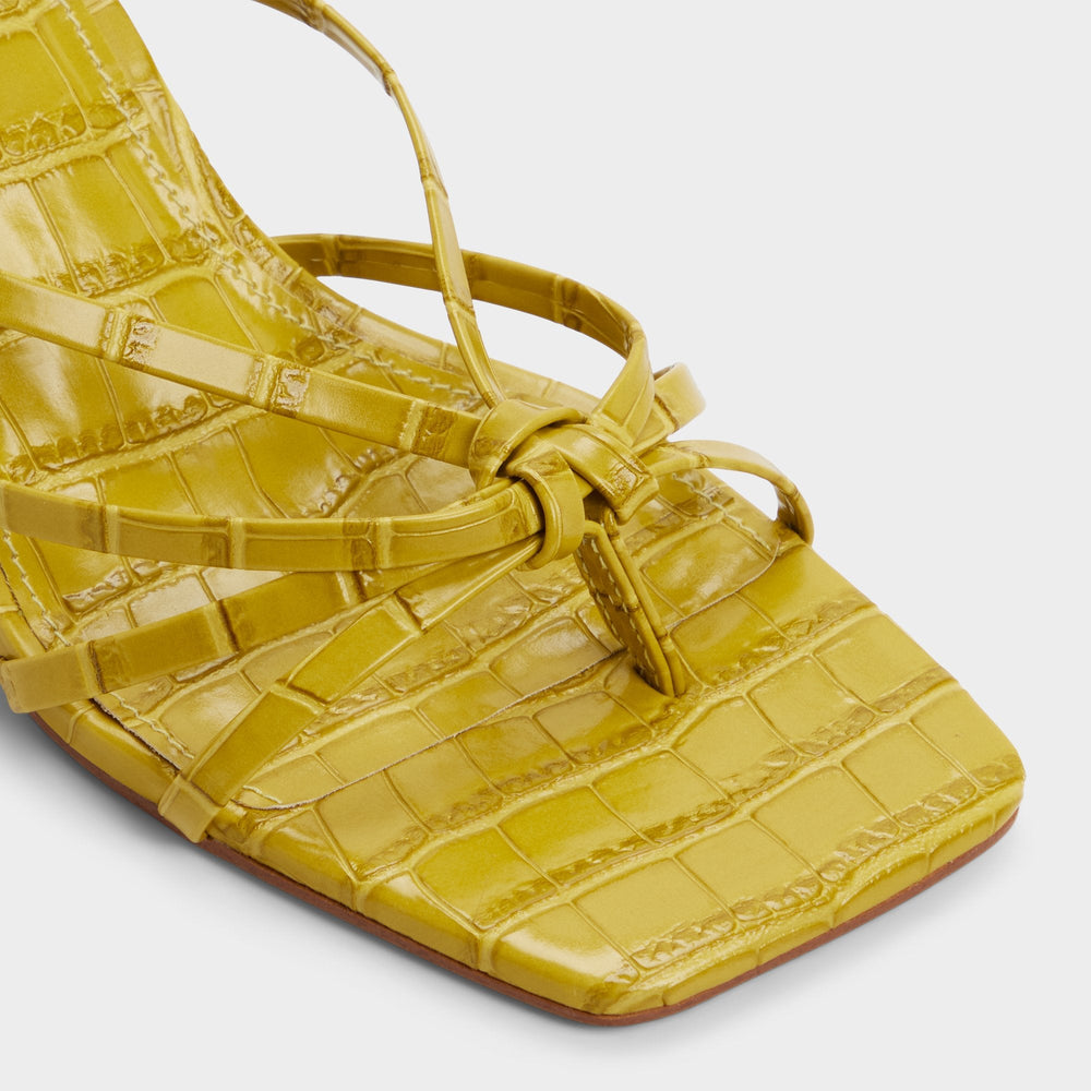 Aldo | Lumera in Other Yellow - Heeled mule, Stiletto heel