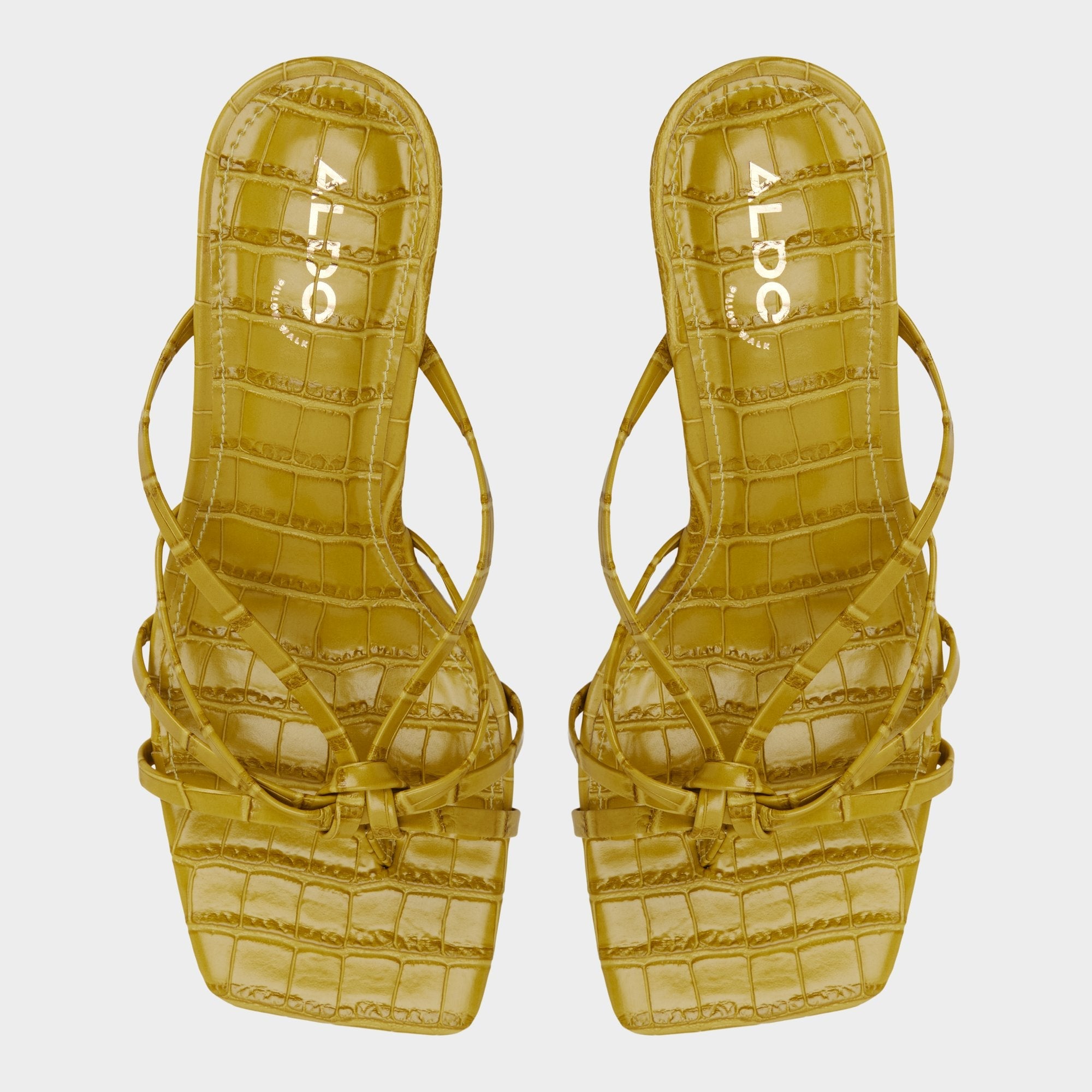 Aldo | Lumera in Other Yellow - Heeled mule, Stiletto heel