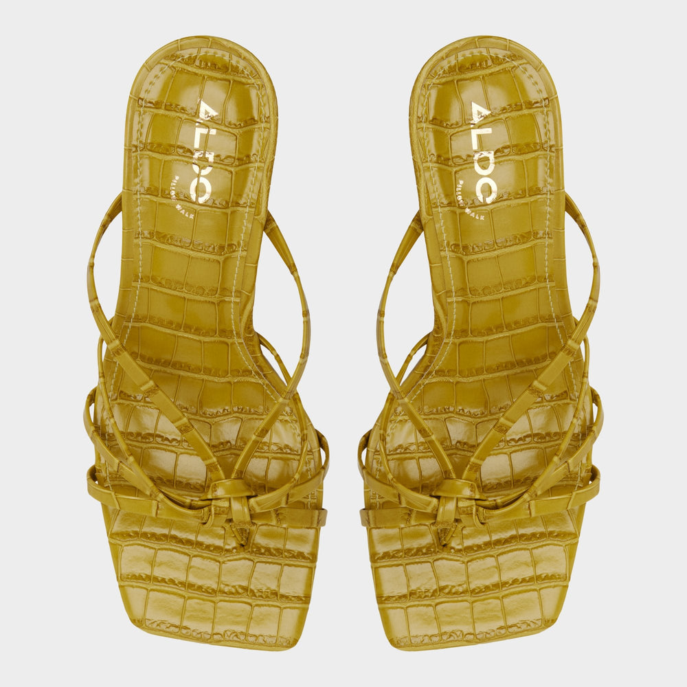 Aldo | Lumera in Other Yellow - Heeled mule, Stiletto heel