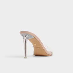 Aldo | Anitabrilden Beige Women's Mule slides - Heeled mule, Stiletto heel