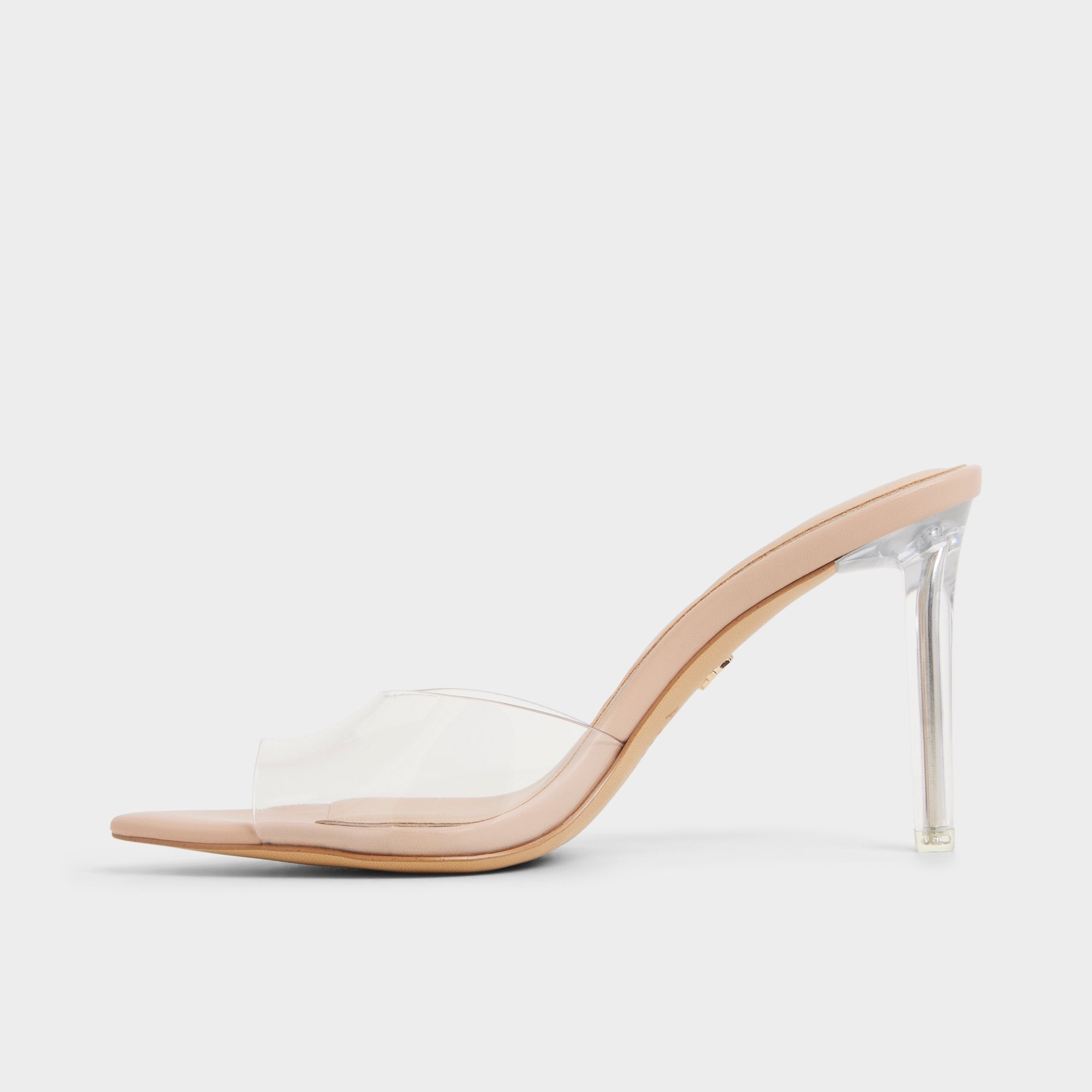 Aldo | Anitabrilden Beige Women's Mule slides - Heeled mule, Stiletto heel