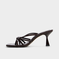Aldo | Lumera in Dark Brown - Heeled mule, Stiletto heel