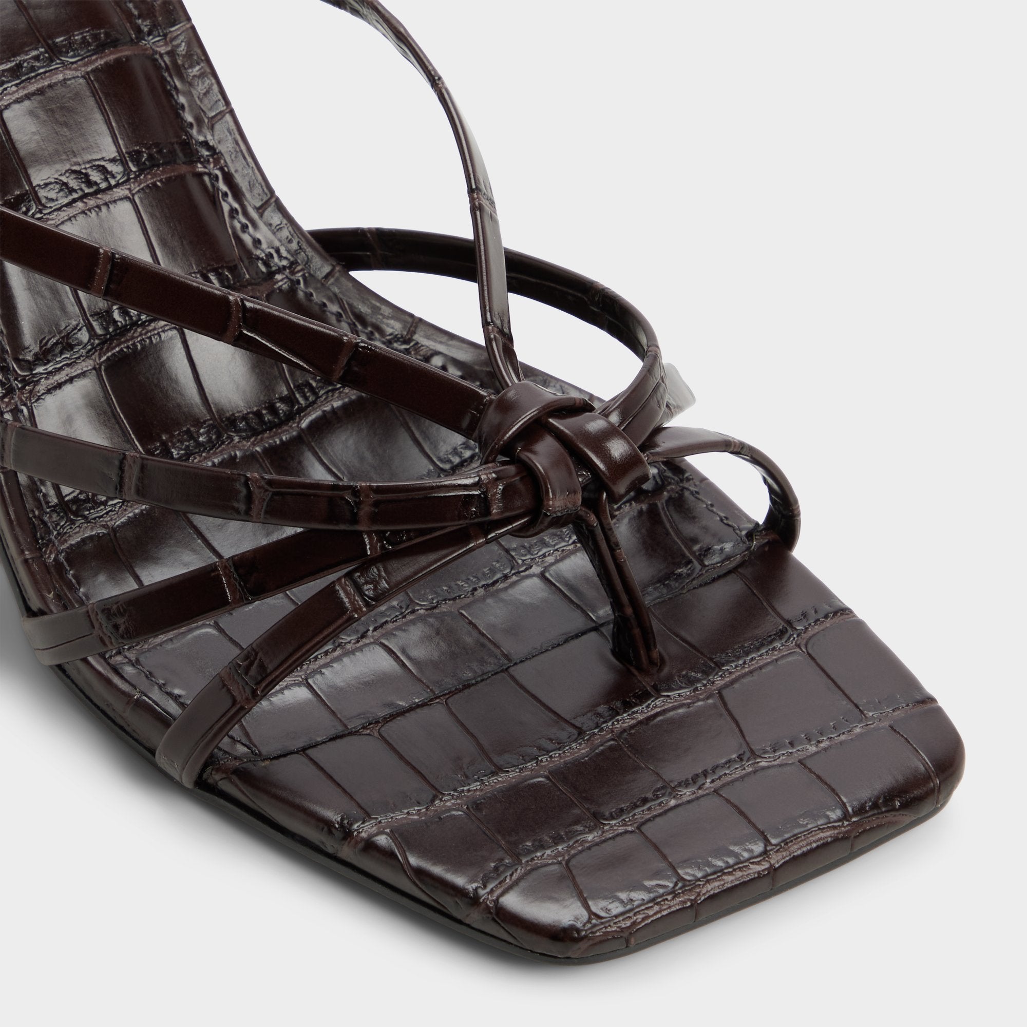Aldo | Lumera in Dark Brown - Heeled mule, Stiletto heel