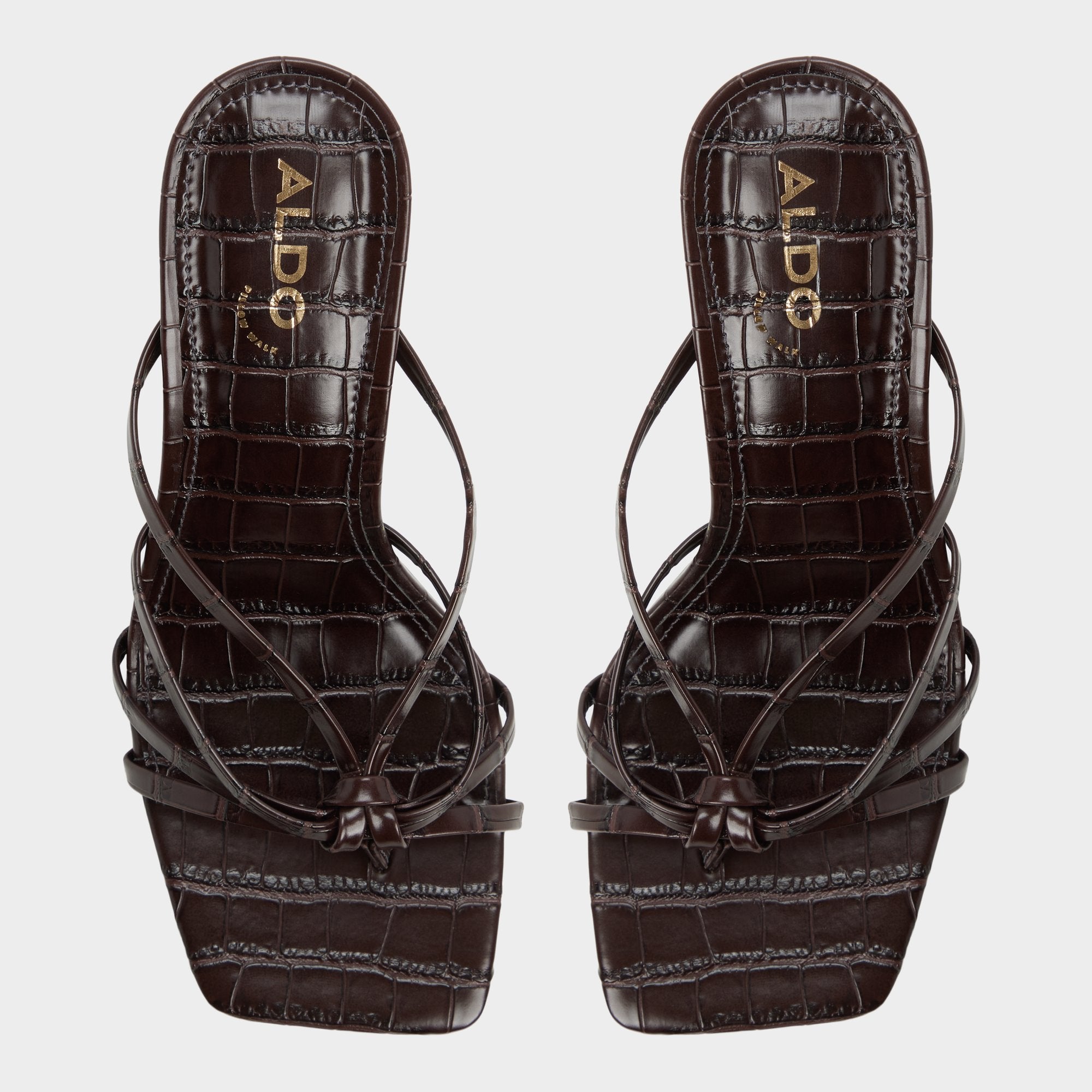 Aldo | Lumera in Dark Brown - Heeled mule, Stiletto heel