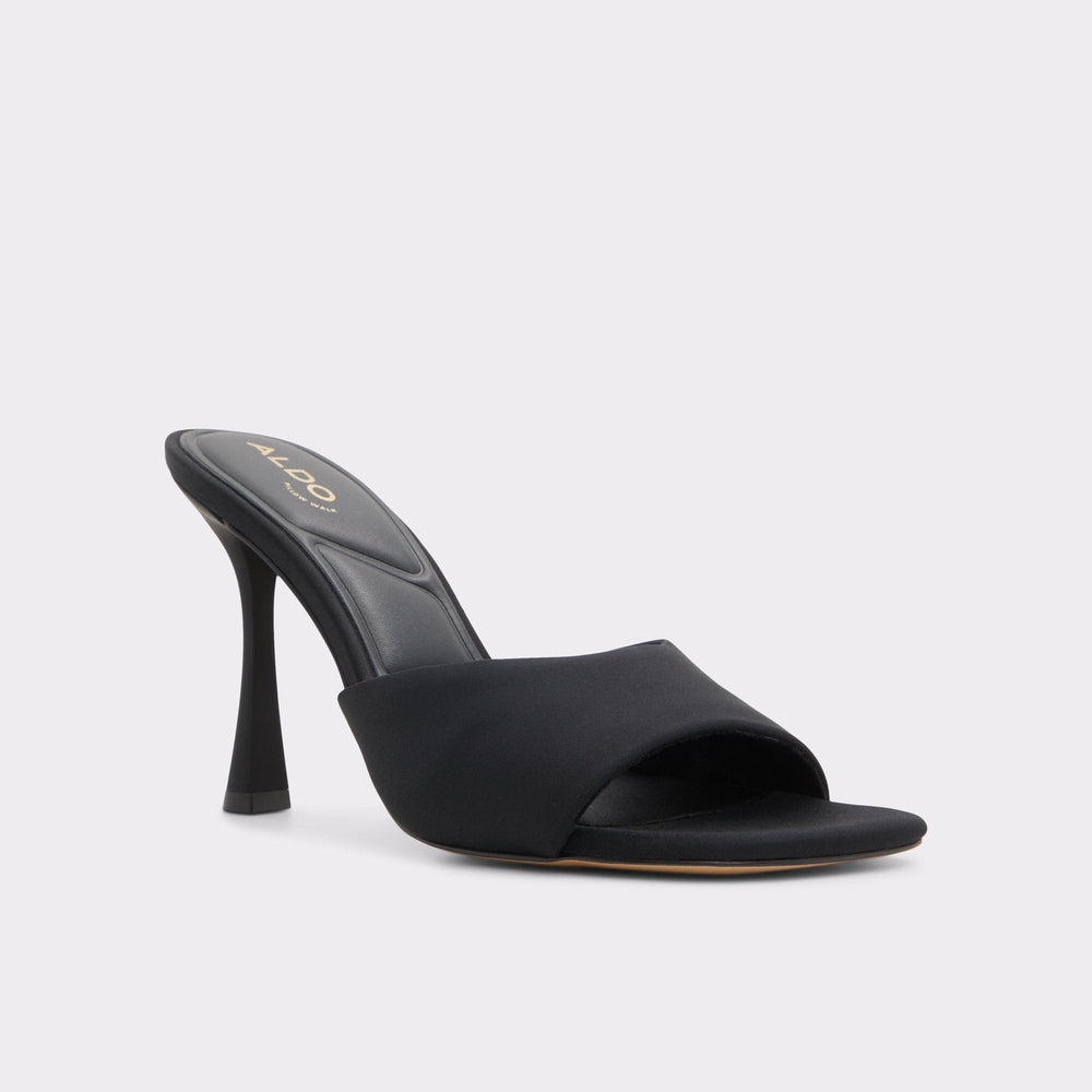 Aldo | Evadalia Black Women's Heeled mules - Heeled mule, Stiletto heel