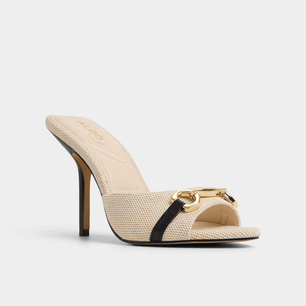 Aldo | Madelynie in Open Natural - Heeled mule