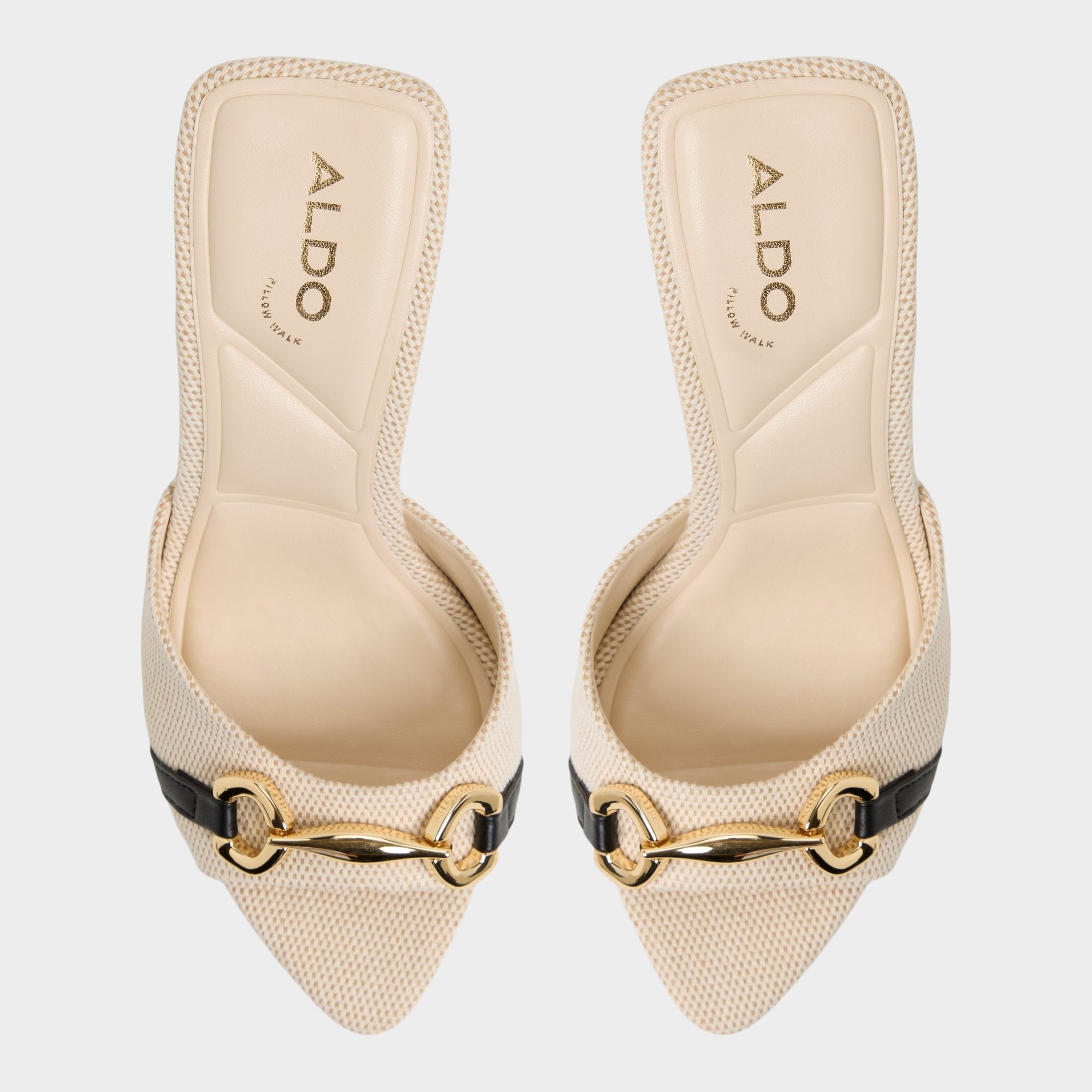 Aldo | Madelynie in Open Natural - Heeled mule