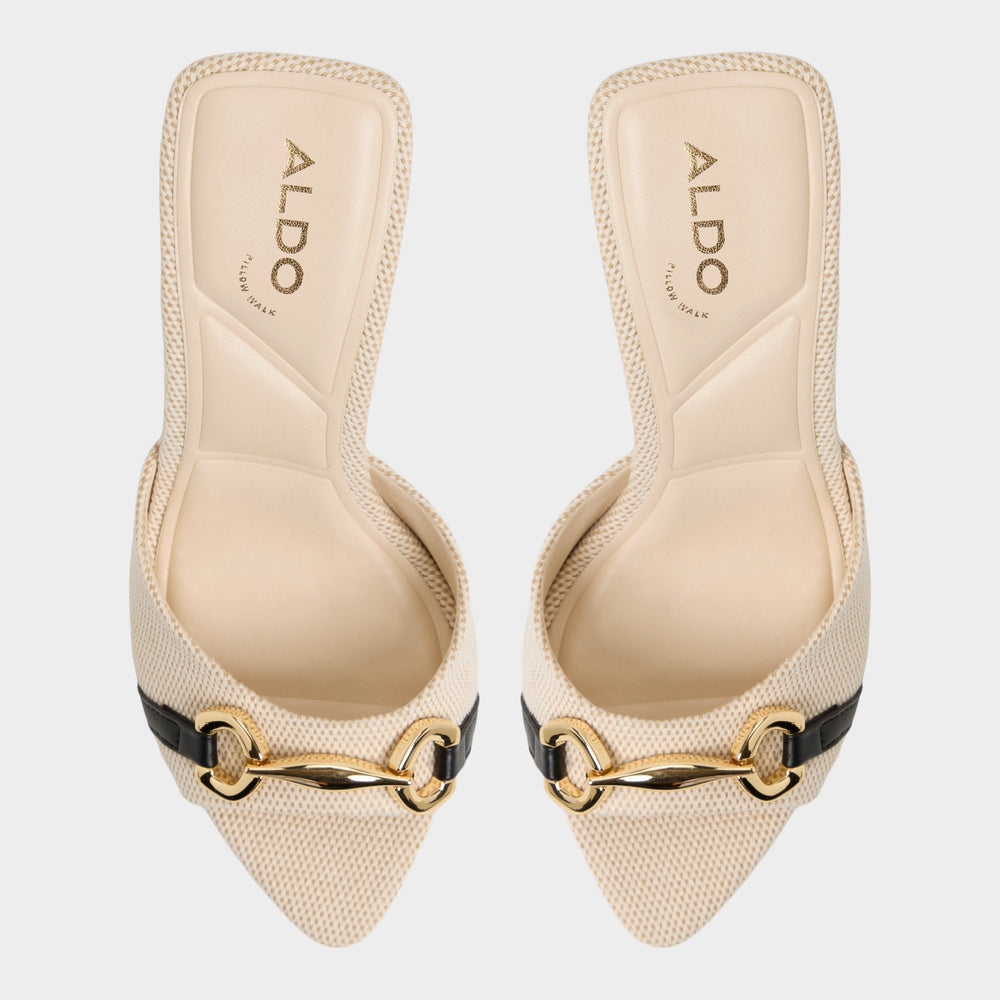 Aldo | Madelynie in Open Natural - Heeled mule