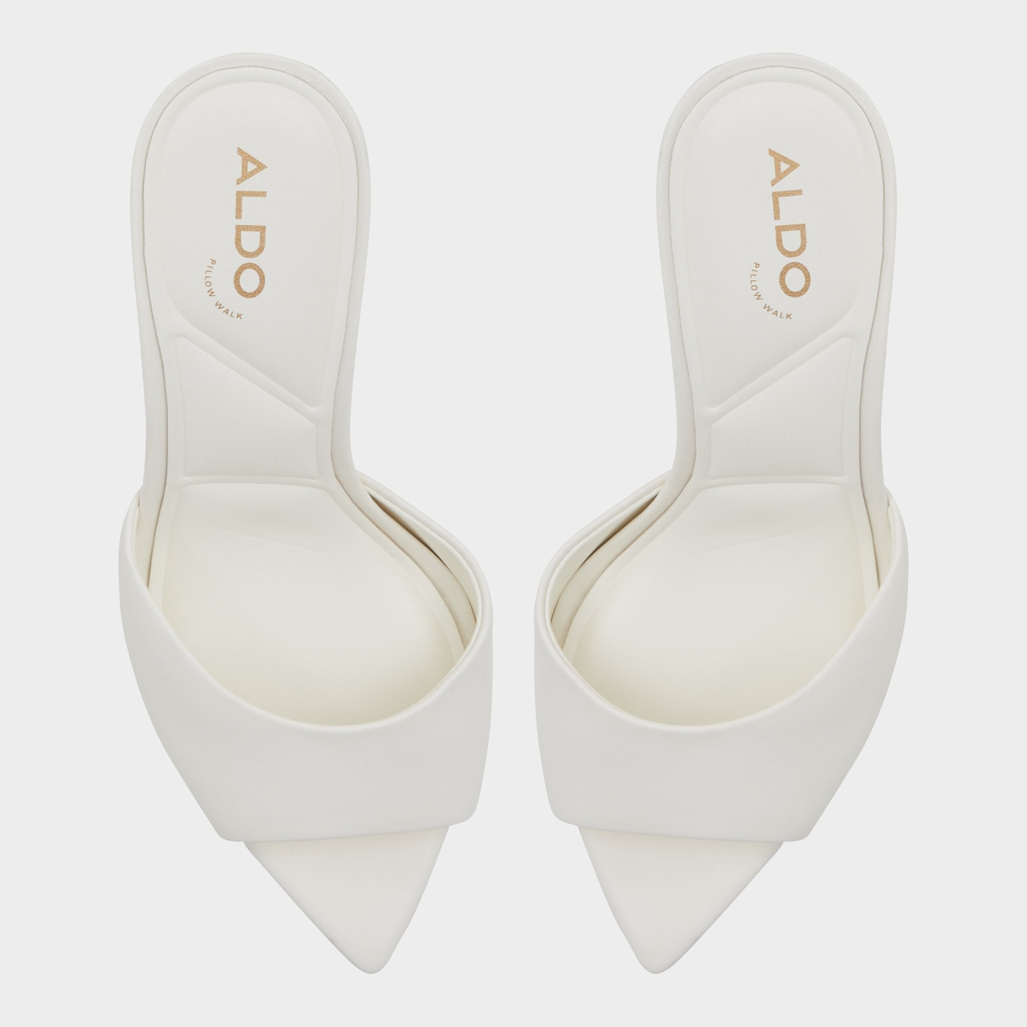 Aldo | Anniebrilden White Women's Heeled mules - Heeled mule, Stiletto heel