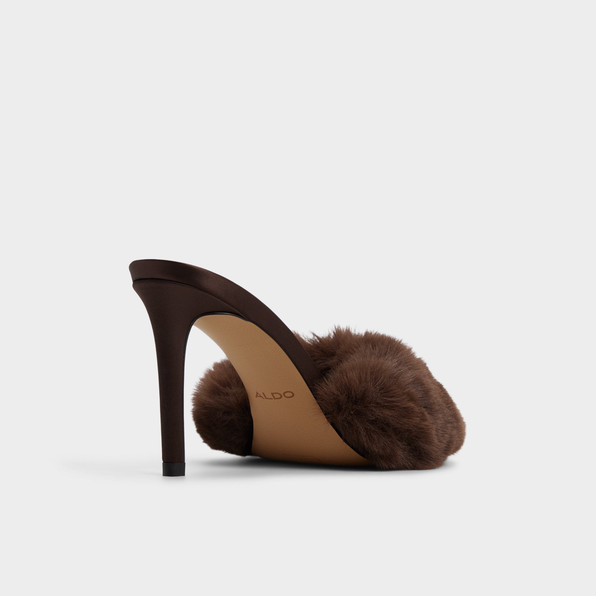 Aldo | Anniebrilden in Dark Brown 14163209 - Heeled mule, Stiletto heel