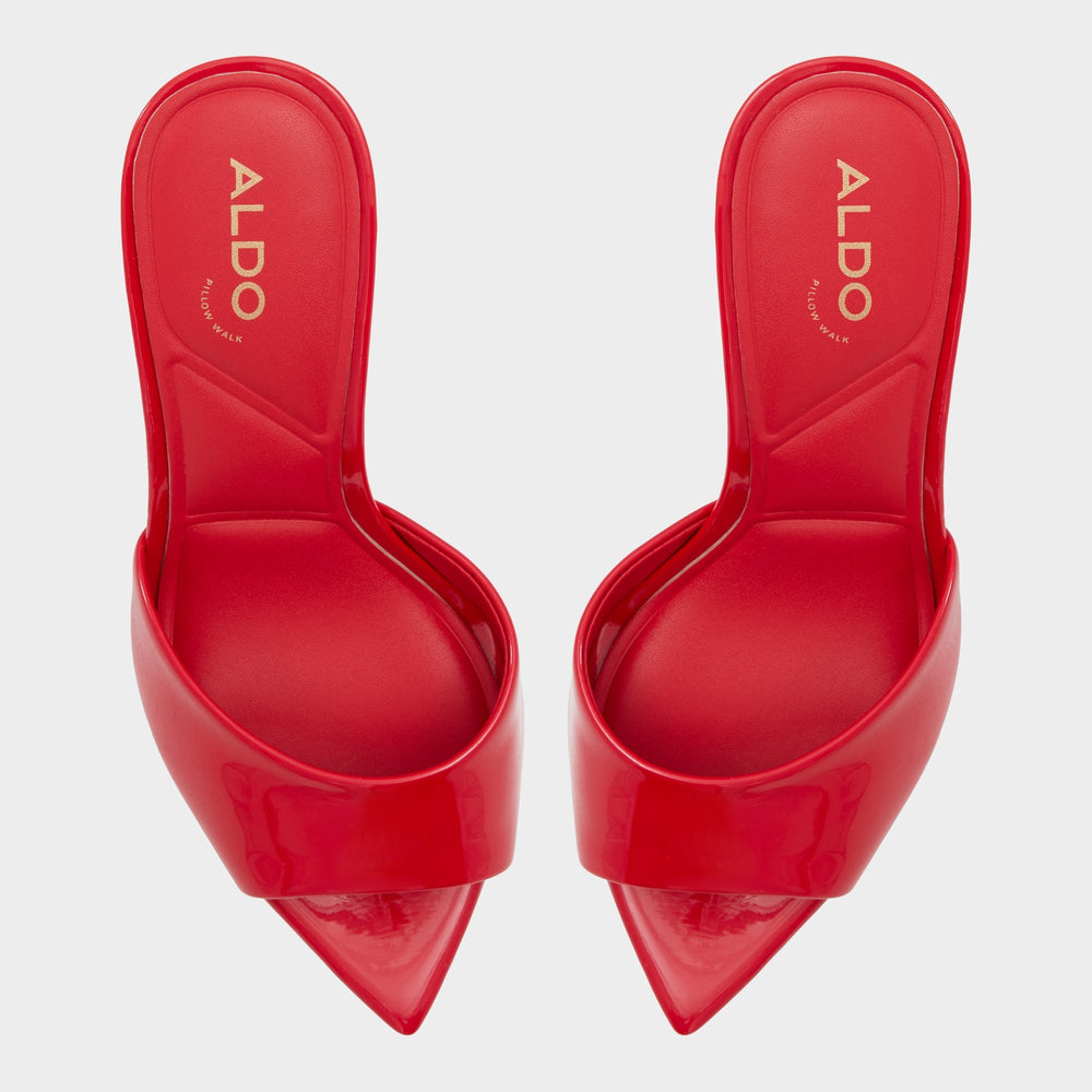 Aldo | Anniebrilden Red Women's Heeled mules - Heeled mule, Stiletto heel
