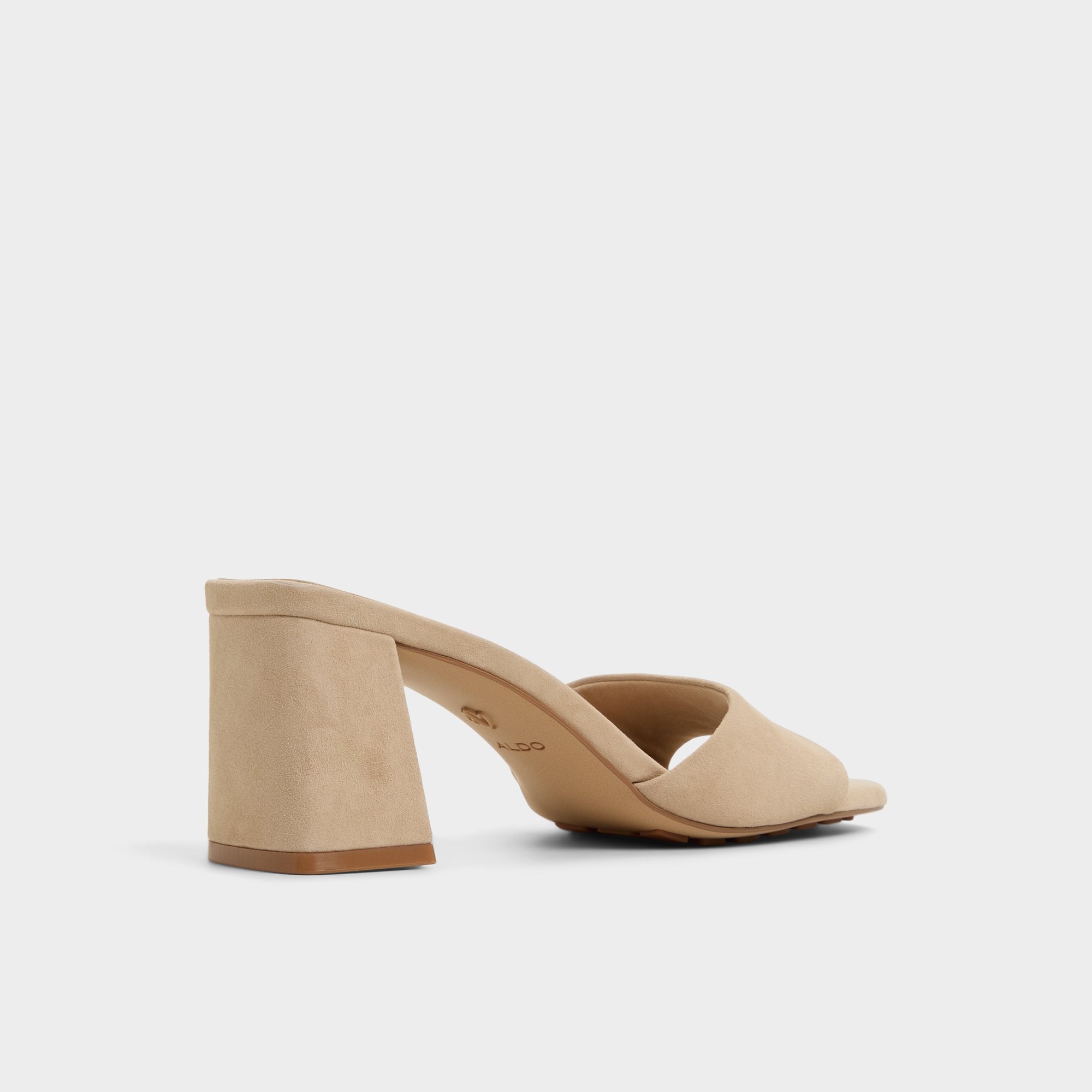 Aldo | Tisha Beige Women's Heeled mules - Heeled mule, Block heel