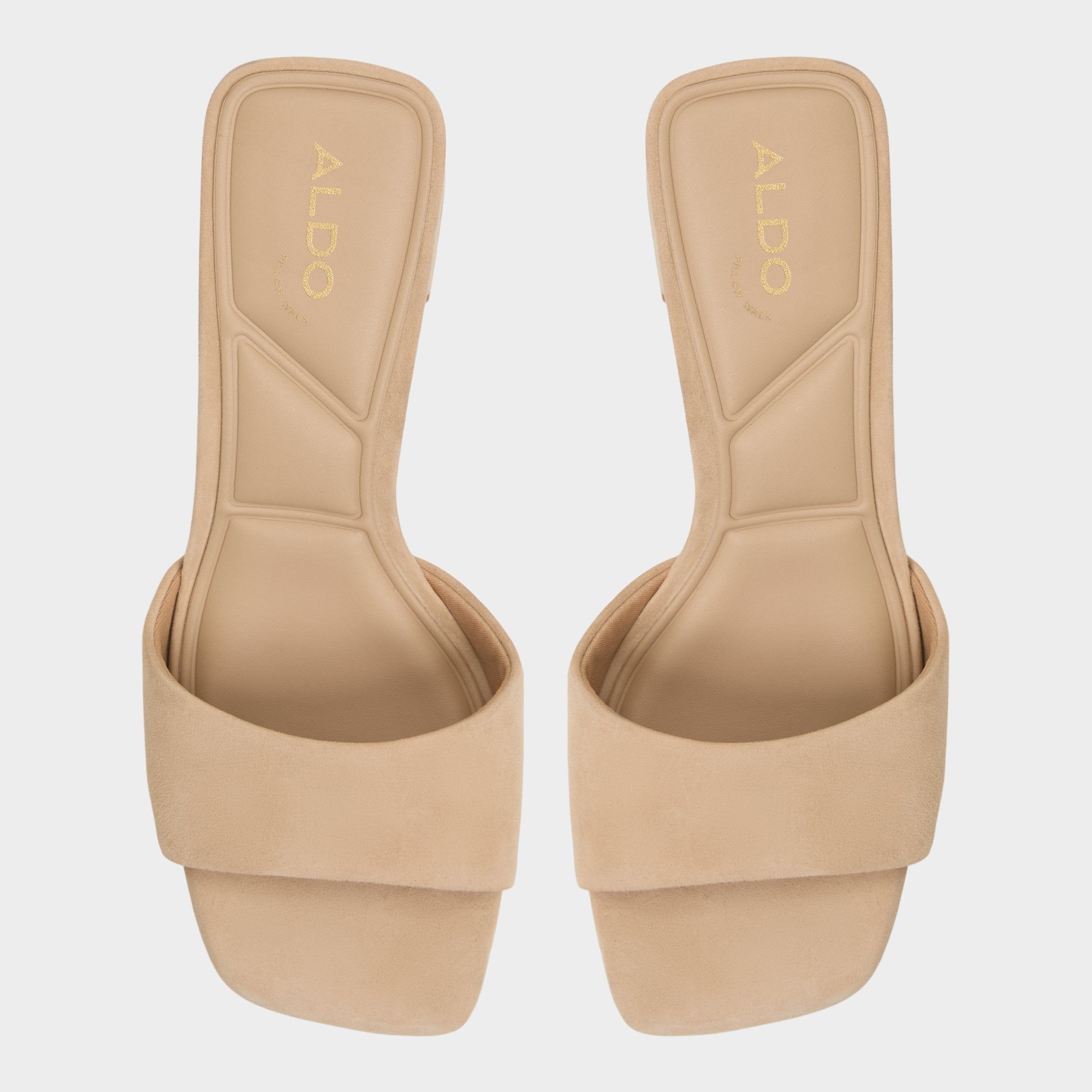 Aldo | Tisha Beige Women's Heeled mules - Heeled mule, Block heel