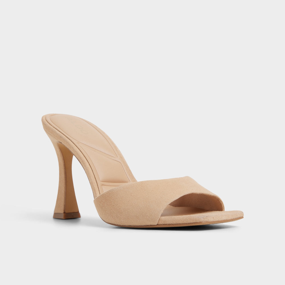 Aldo | Jennifer in Medium Beige - Heeled mule, Stiletto heel