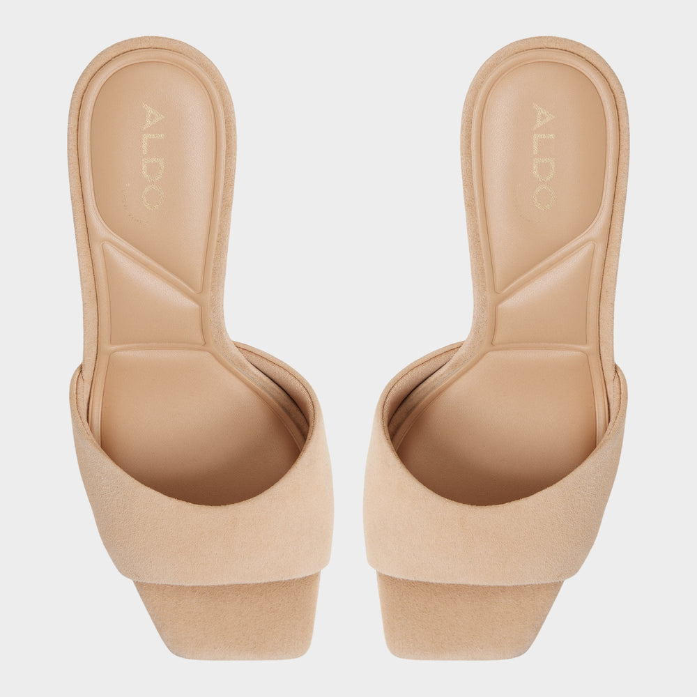 Aldo | Jennifer in Medium Beige - Heeled mule, Stiletto heel