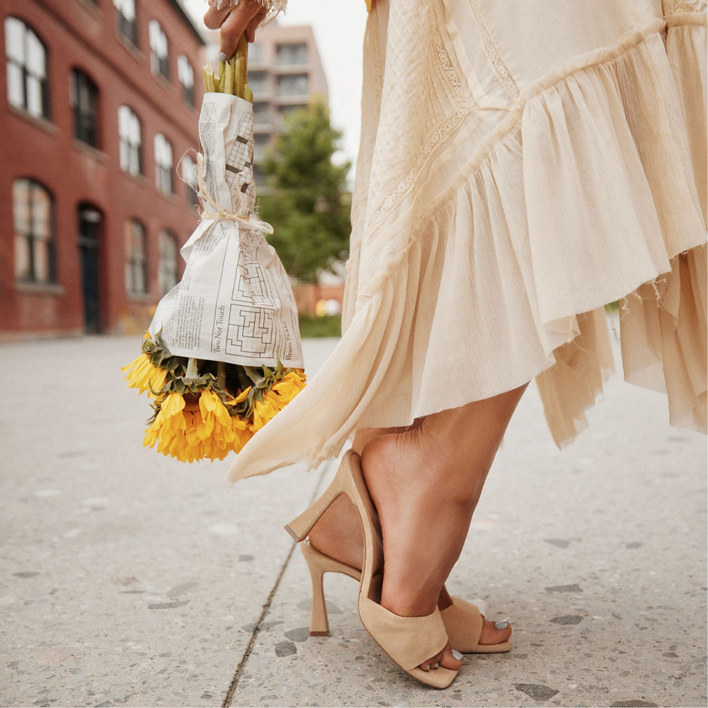 Aldo | Jennifer in Medium Beige - Heeled mule, Stiletto heel