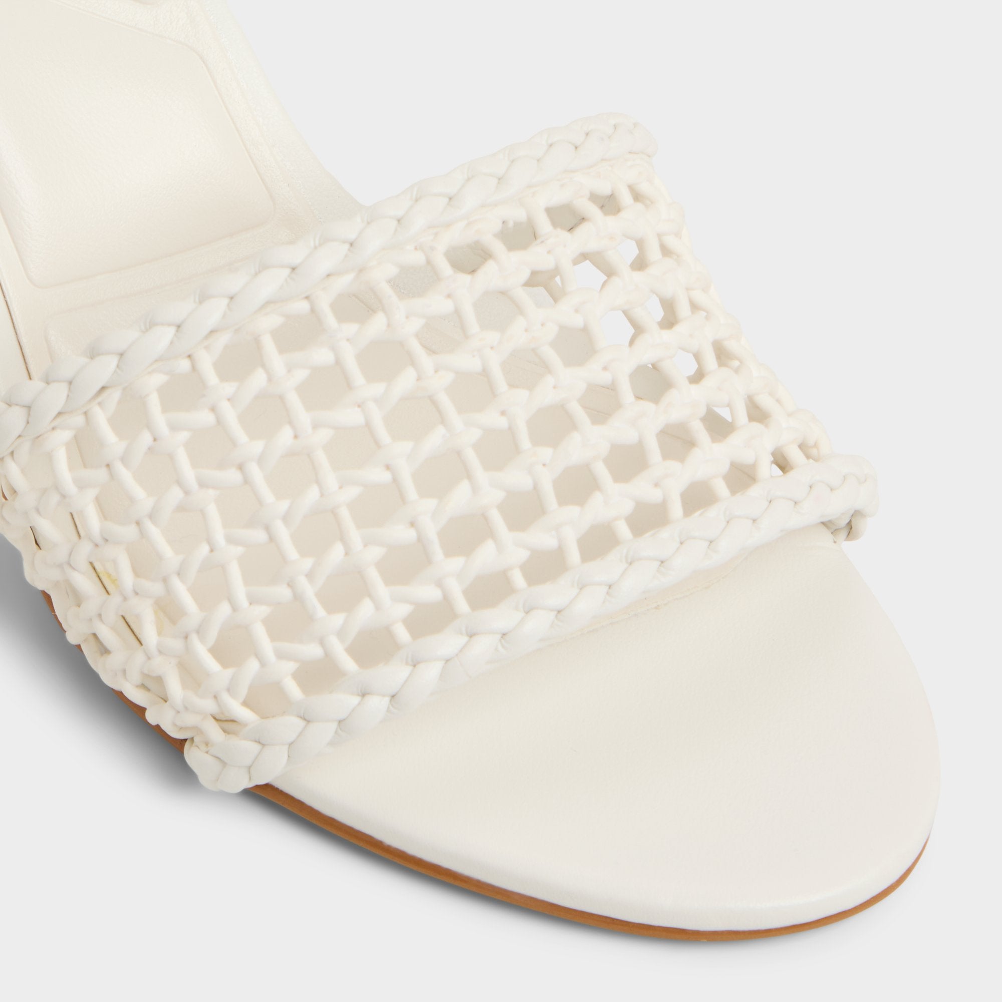 Aldo | Beachdate White/Bone Women's Block heels - Heeled mule, Block heel