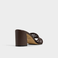 Aldo | Beachdate Dark Brown Women's Block heels - Heeled mule, Block heel