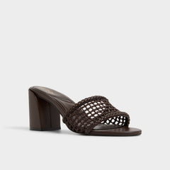 Aldo | Beachdate Dark Brown Women's Block heels - Heeled mule, Block heel