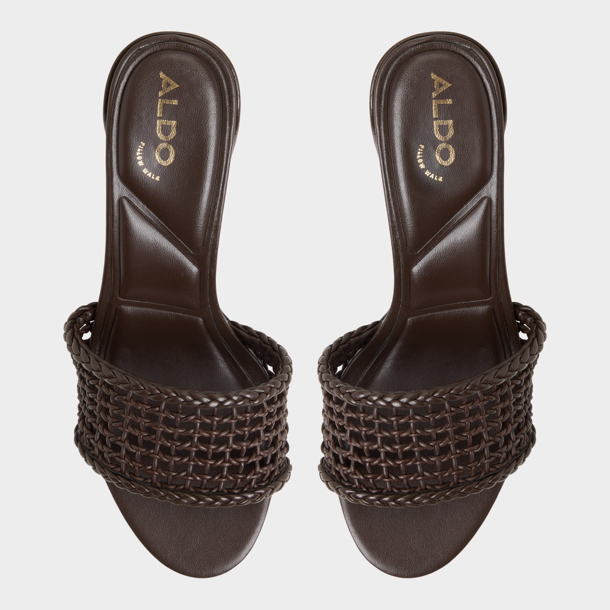 Aldo | Beachdate Dark Brown Women's Block heels - Heeled mule, Block heel