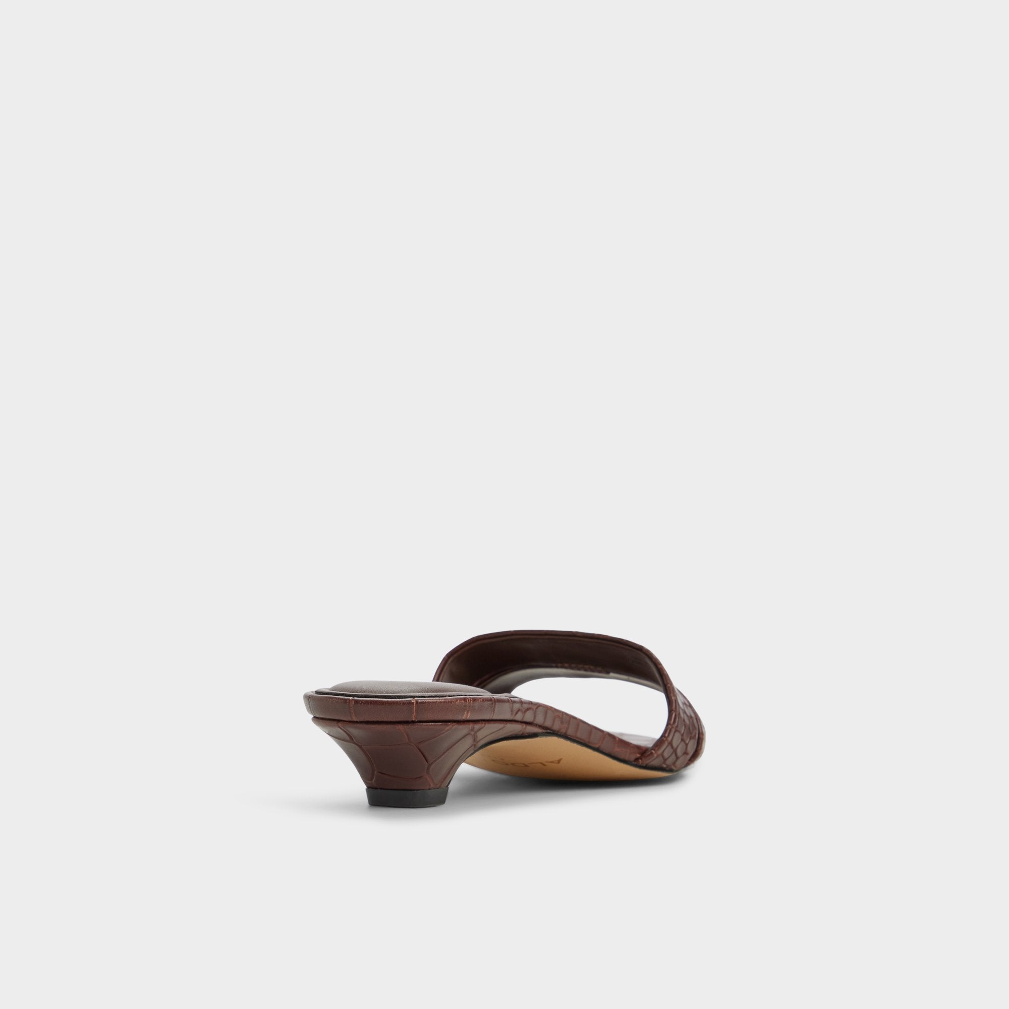 Aldo | Scarletta Dark Brown Women's Heeled mules - Heeled mule, Kitten heel