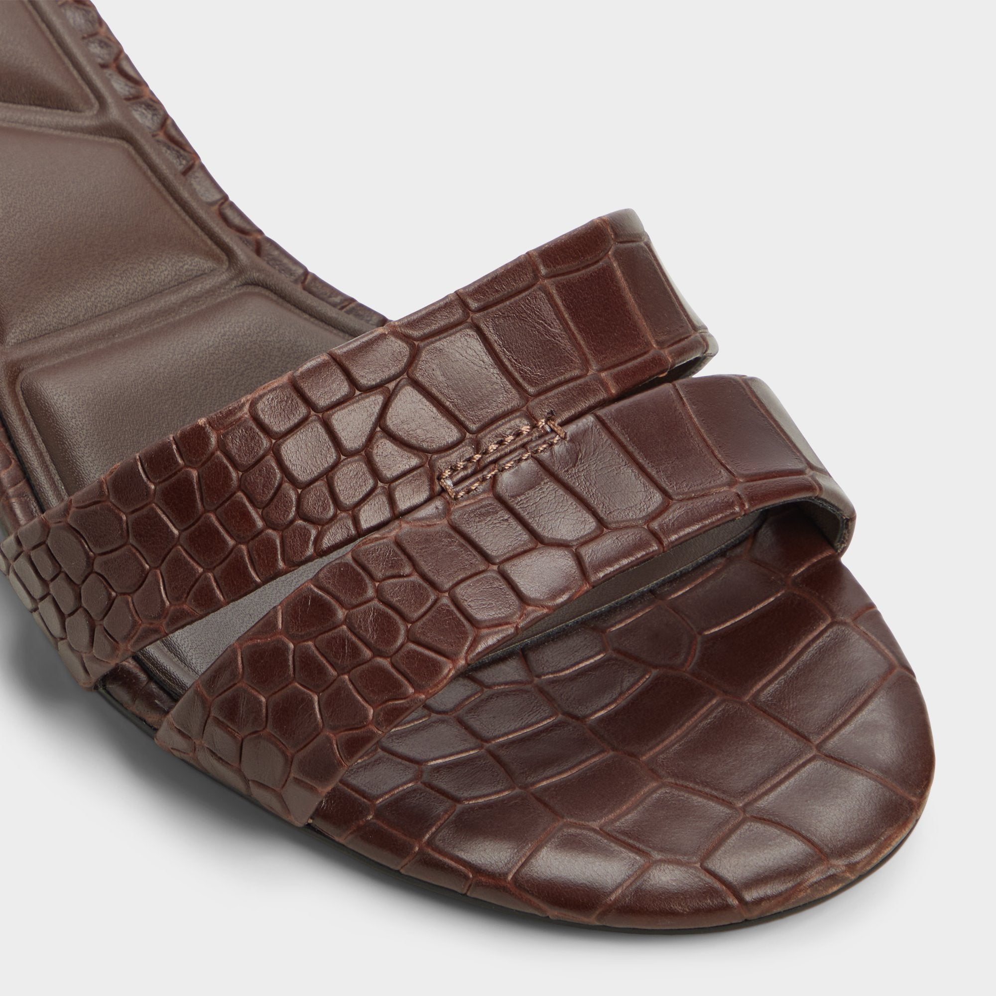 Aldo | Scarletta Dark Brown Women's Heeled mules - Heeled mule, Kitten heel