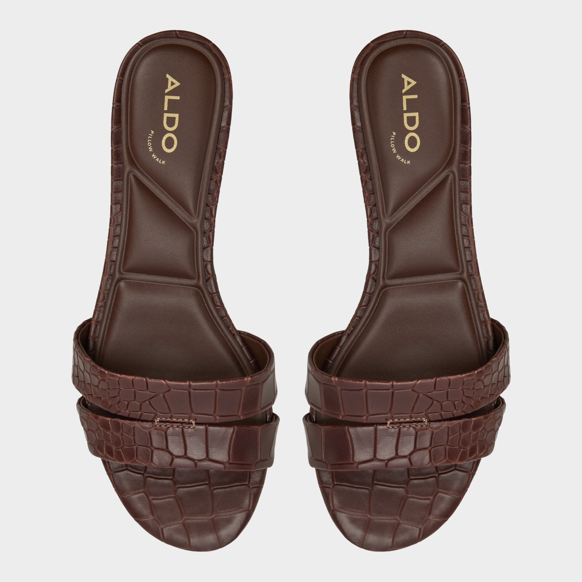 Aldo | Scarletta Dark Brown Women's Heeled mules - Heeled mule, Kitten heel
