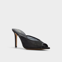 Aldo | Elennah in Black 14161302 - Heeled mule, Stiletto heel