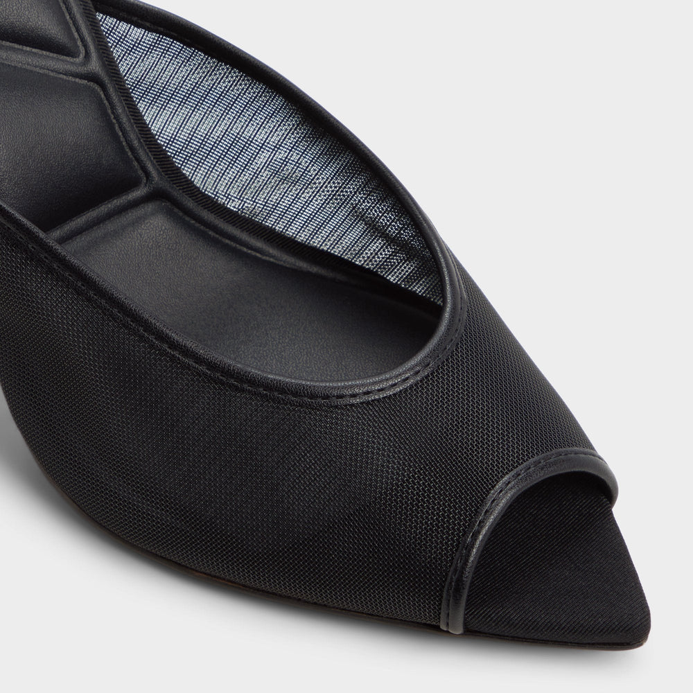 Aldo | Elennah in Black 14161302 - Heeled mule, Stiletto heel