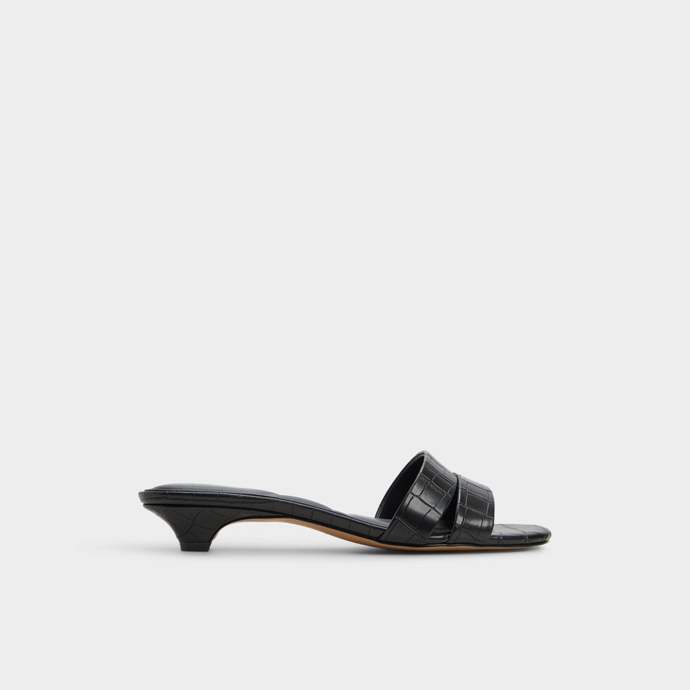Aldo | Scarletta Black Women's Heeled mules - Heeled mule, Kitten heel