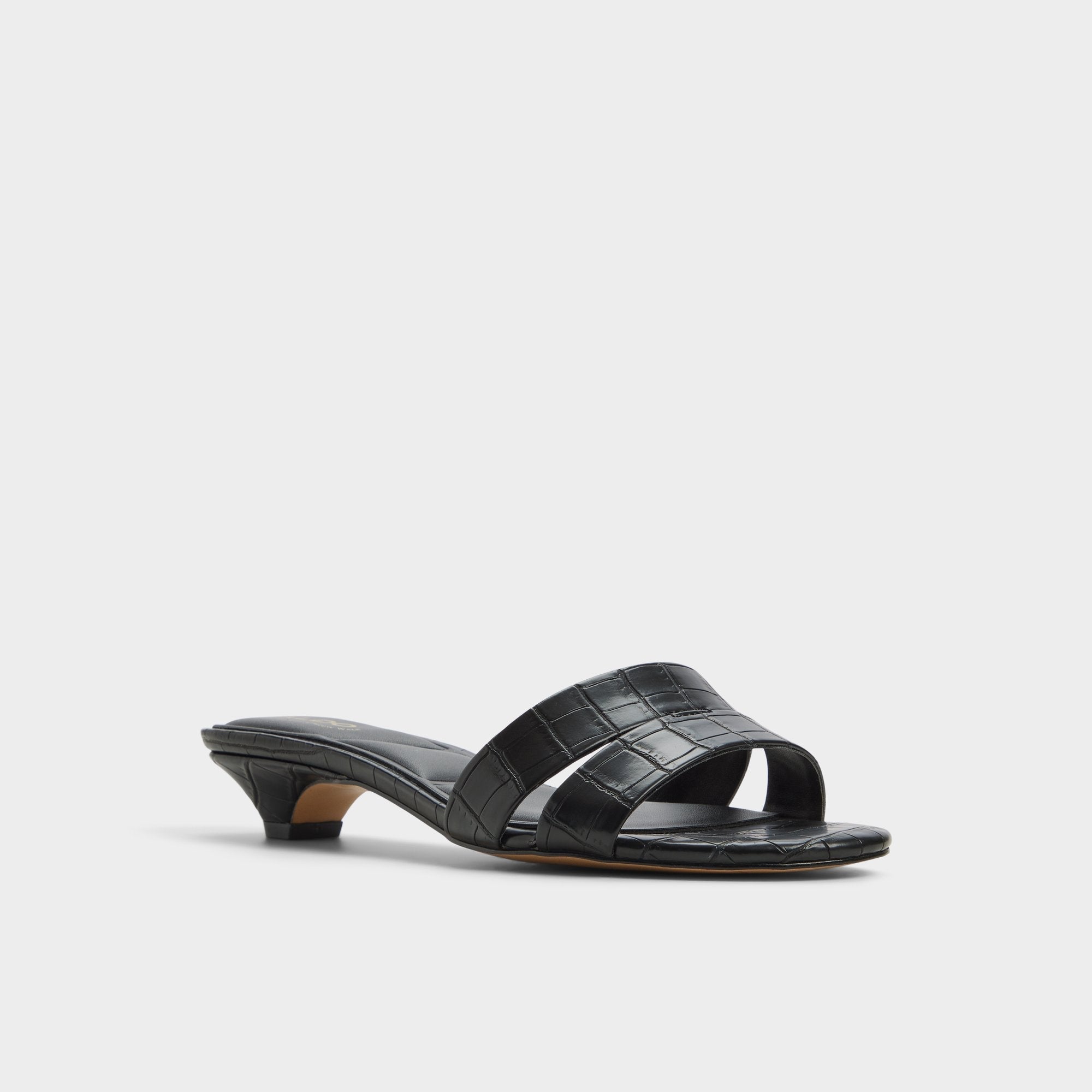 Aldo | Scarletta Black Women's Heeled mules - Heeled mule, Kitten heel