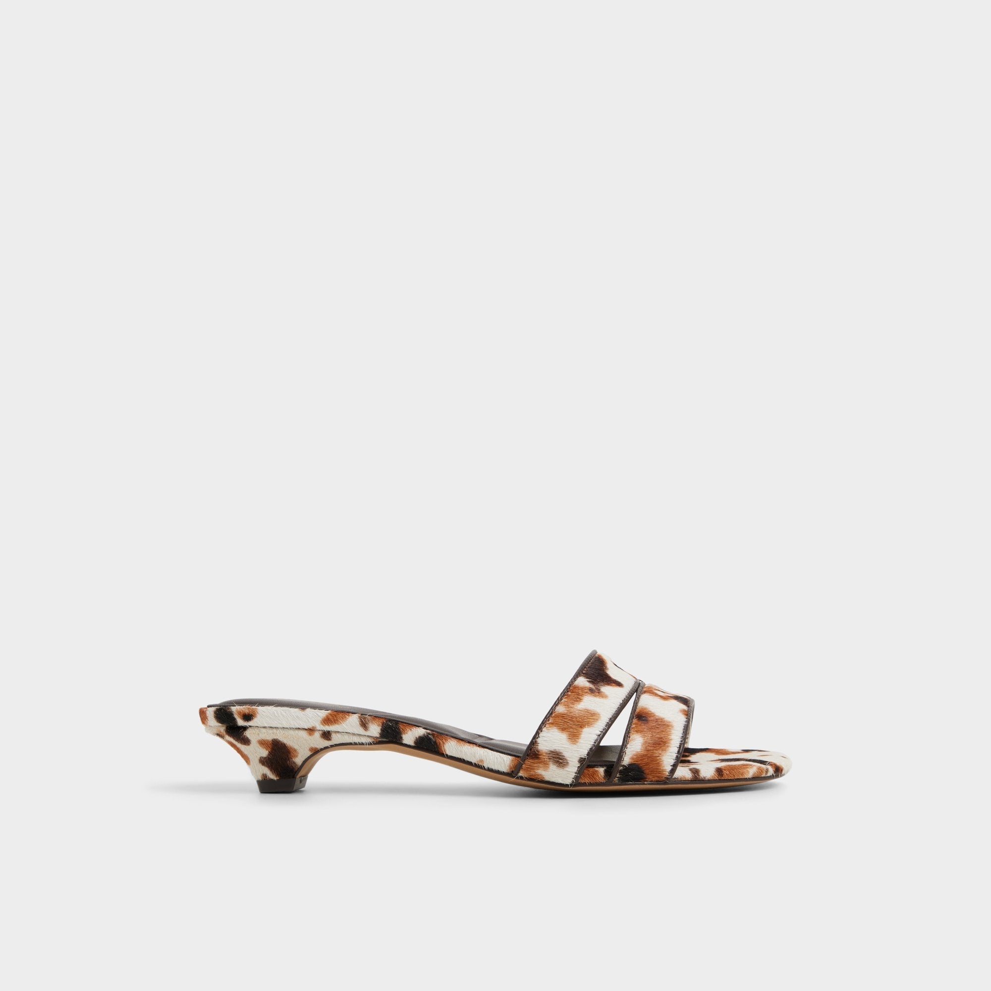 Aldo | Scarletta White/Black Women's Heeled mules - Heeled mule, Kitten heel