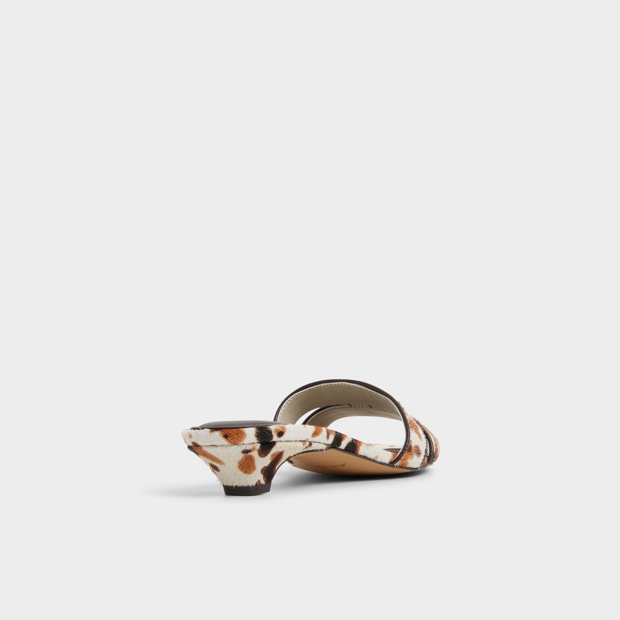 Aldo | Scarletta White/Black Women's Heeled mules - Heeled mule, Kitten heel