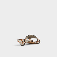 Aldo | Scarletta White/Black Women's Heeled mules - Heeled mule, Kitten heel
