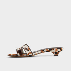 Aldo | Scarletta White/Black Women's Heeled mules - Heeled mule, Kitten heel