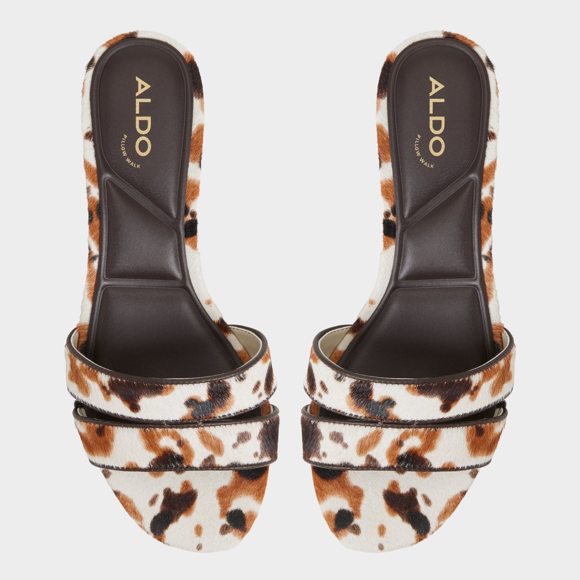 Aldo | Scarletta White/Black Women's Heeled mules - Heeled mule, Kitten heel