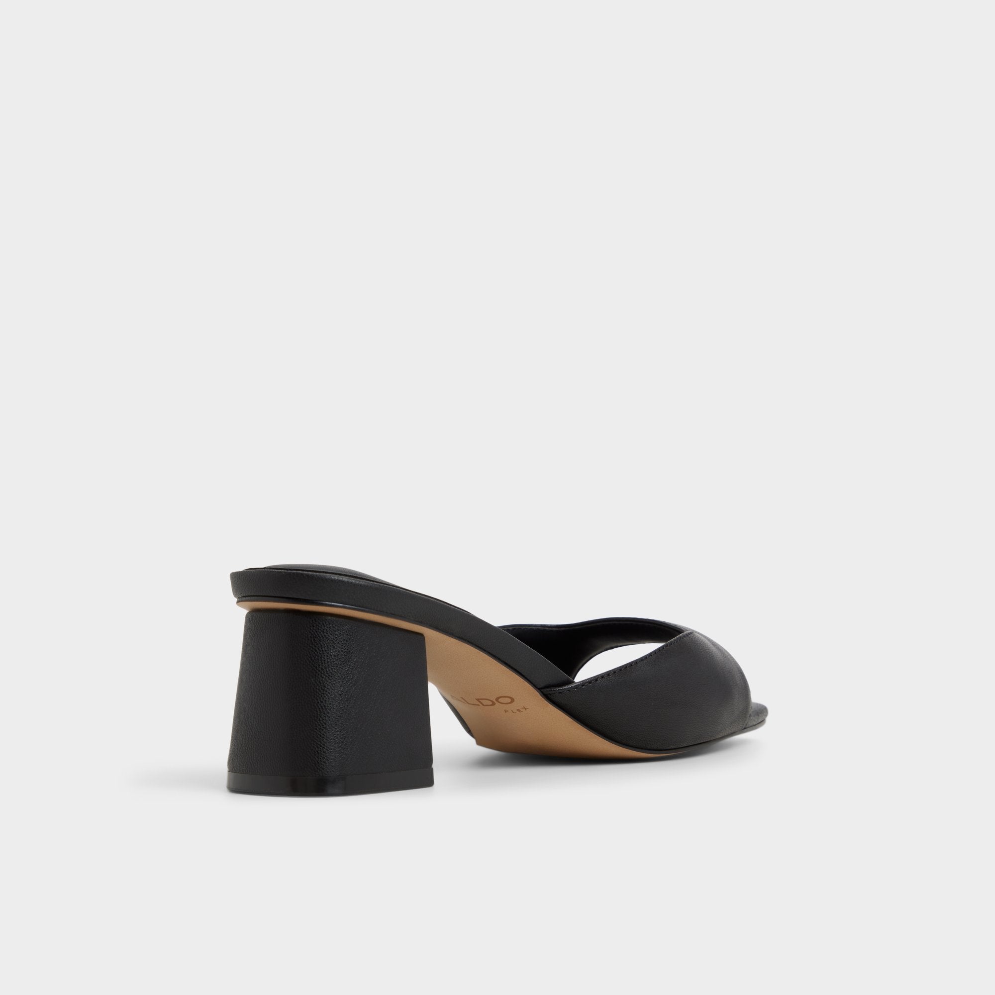 Aldo | Aneky in Black - Heeled mule, Block heel
