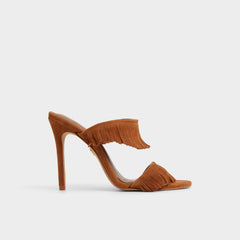 Aldo | Nahanie in Medium Brown - Heeled mule, Stiletto heel