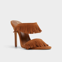 Aldo | Nahanie in Medium Brown - Heeled mule, Stiletto heel