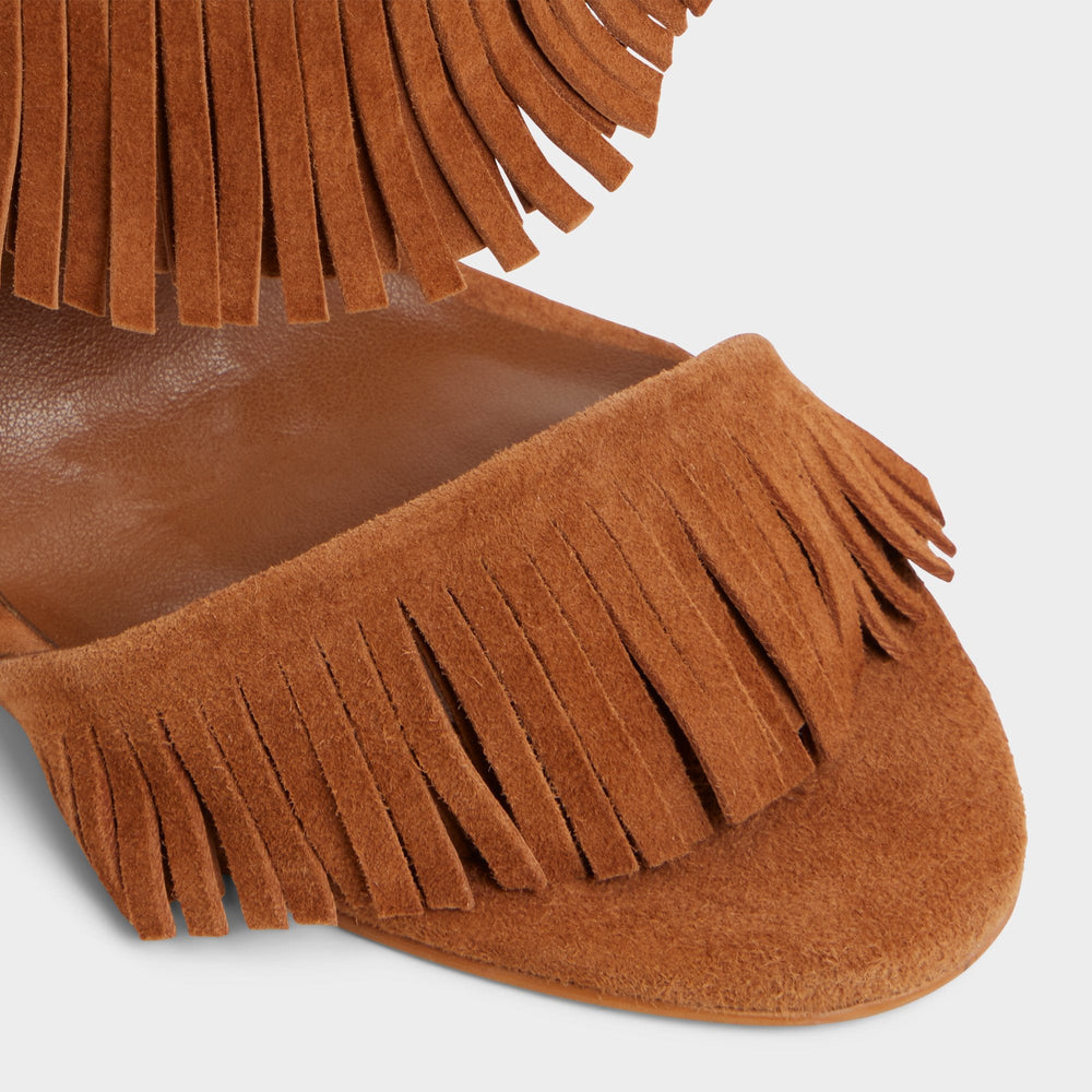 Aldo | Nahanie in Medium Brown - Heeled mule, Stiletto heel