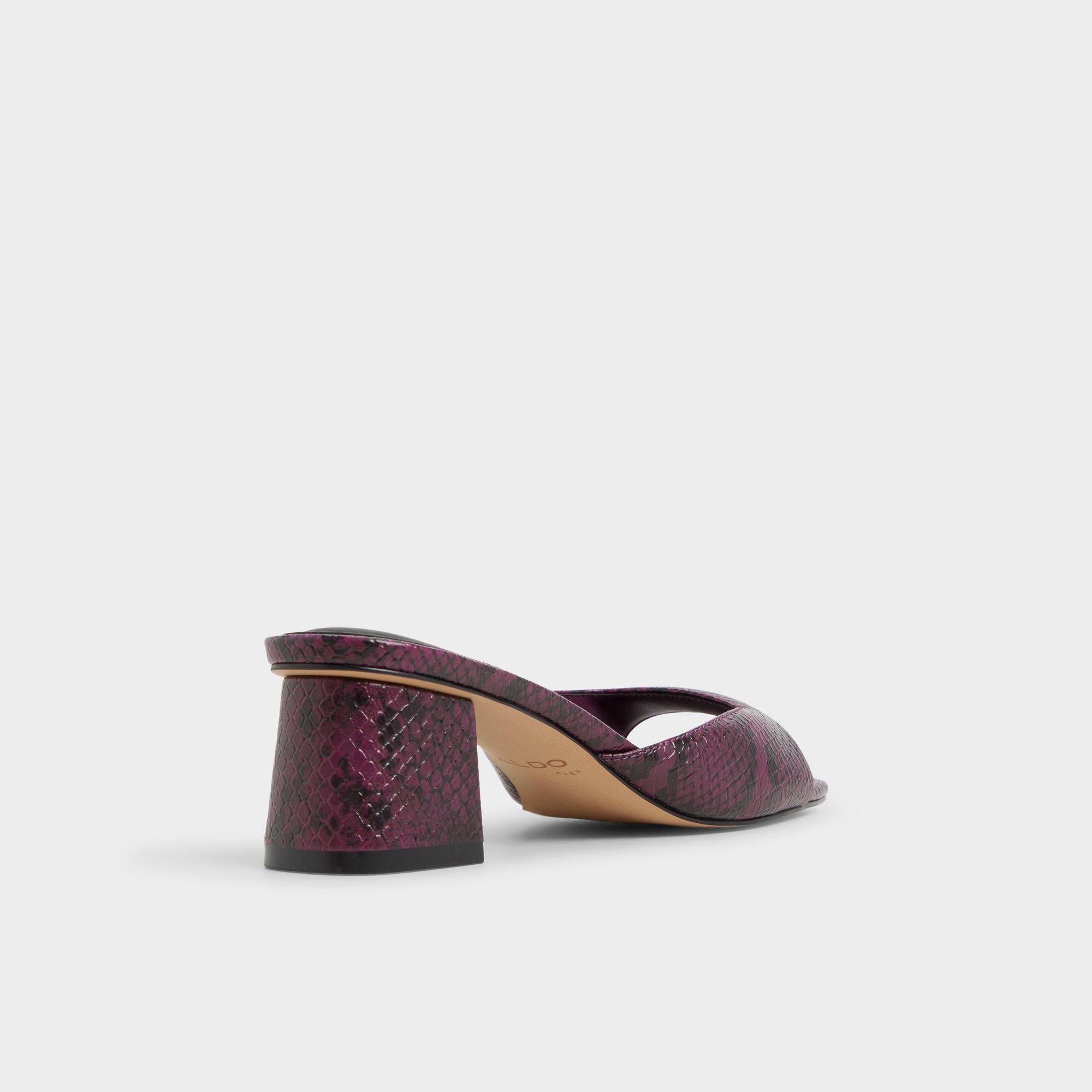Aldo | Aneky in Bordo - Heeled mule, Block heel