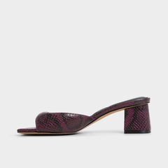 Aldo | Aneky in Bordo - Heeled mule, Block heel