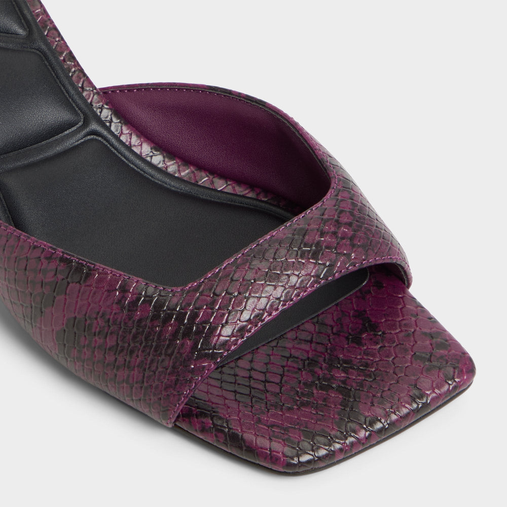 Aldo | Aneky in Bordo - Heeled mule, Block heel